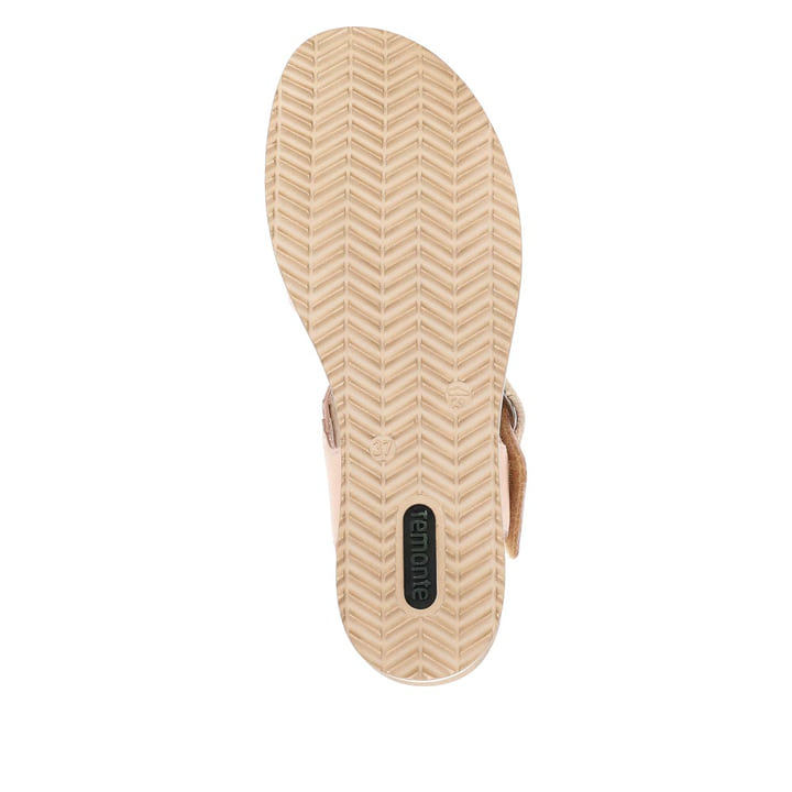 Remonte Artikelnummer D0Q56-90 remonte Damen Riemchensandalen beige-metallic Saisonschlussverkauf