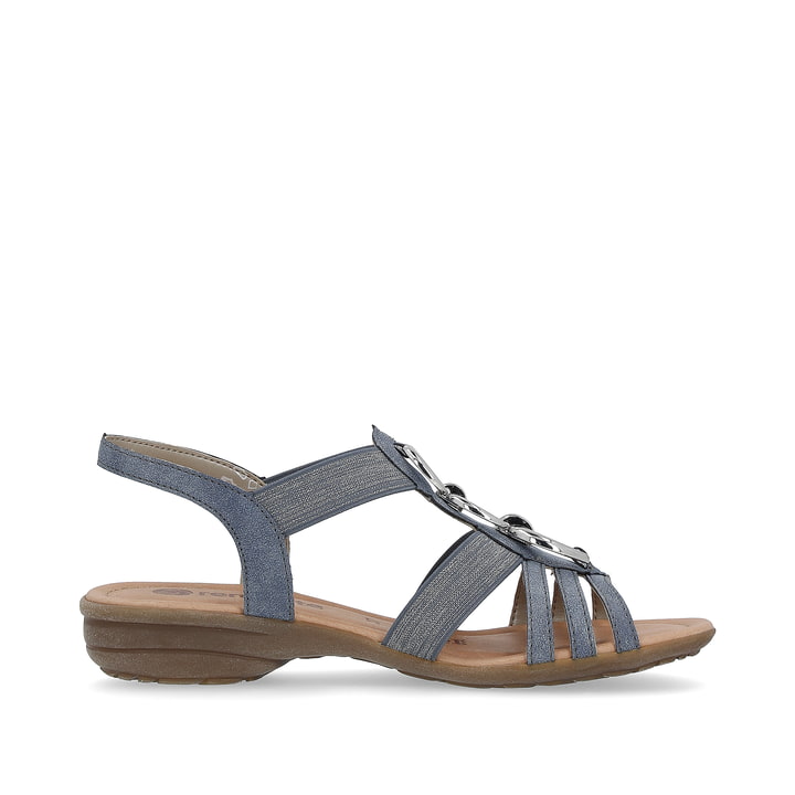 Remonte Artikelnummer R3605-12 remonte Damen Riemchensandalen schieferblau-silber Cyber Monday