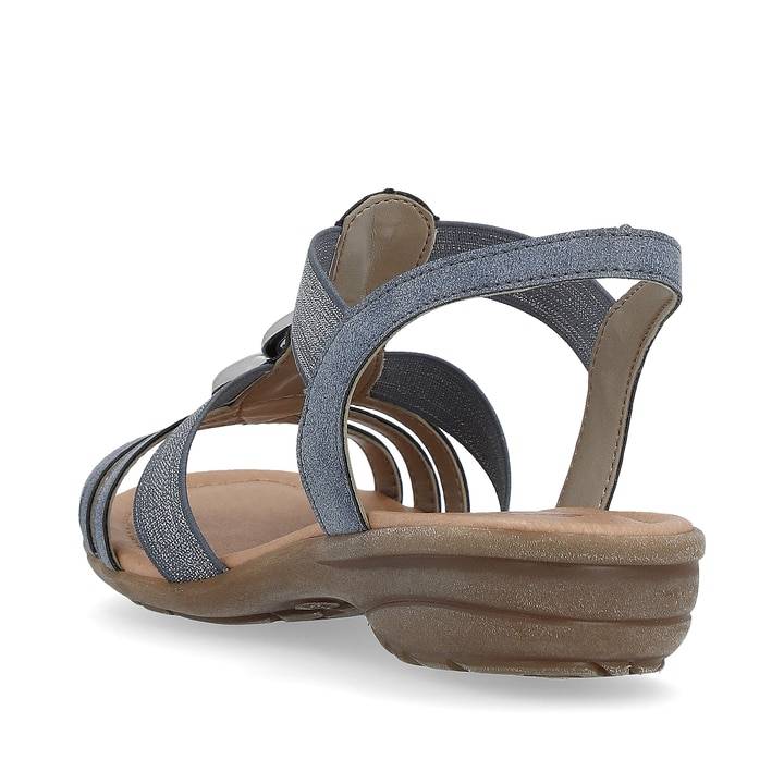 Remonte Artikelnummer R3605-12 remonte Damen Riemchensandalen schieferblau-silber Cyber Monday