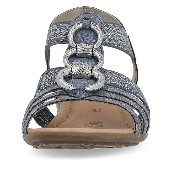 Remonte Artikelnummer R3605-12 remonte Damen Riemchensandalen schieferblau-silber Cyber Monday