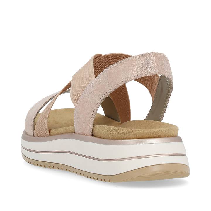 Remonte Artikelnummer D1J50-31 remonte Damen Riemchensandalen altrosa Osterangebot