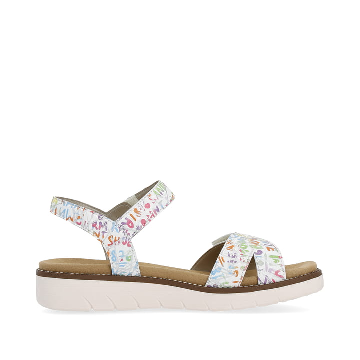Remonte Artikelnummer D2049-81 remonte Damen Riemchensandalen multicolored-weiß Jubiläumsangebot