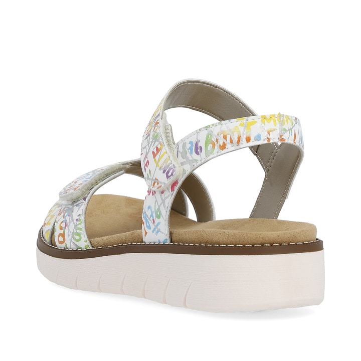 Remonte Artikelnummer D2049-81 remonte Damen Riemchensandalen multicolored-weiß Jubiläumsangebot