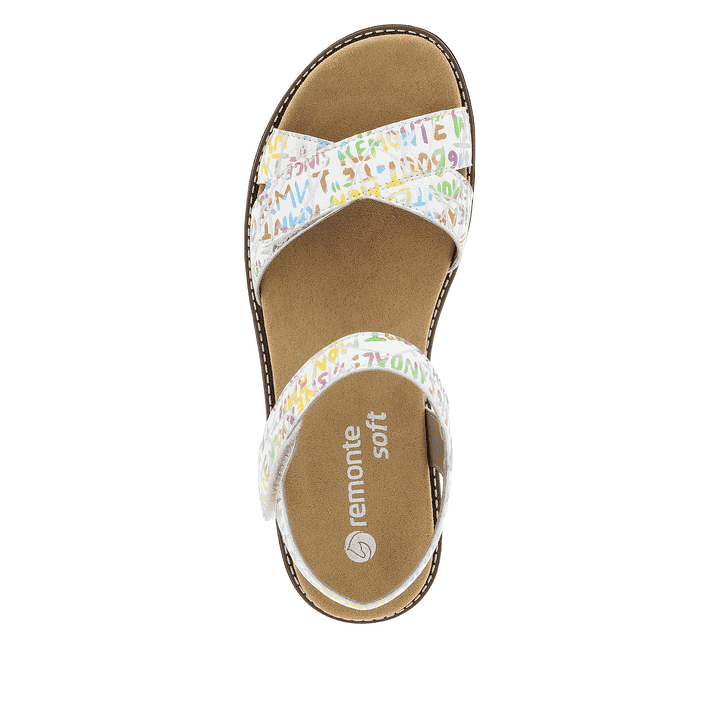 Remonte Artikelnummer D2049-81 remonte Damen Riemchensandalen multicolored-weiß Jubiläumsangebot