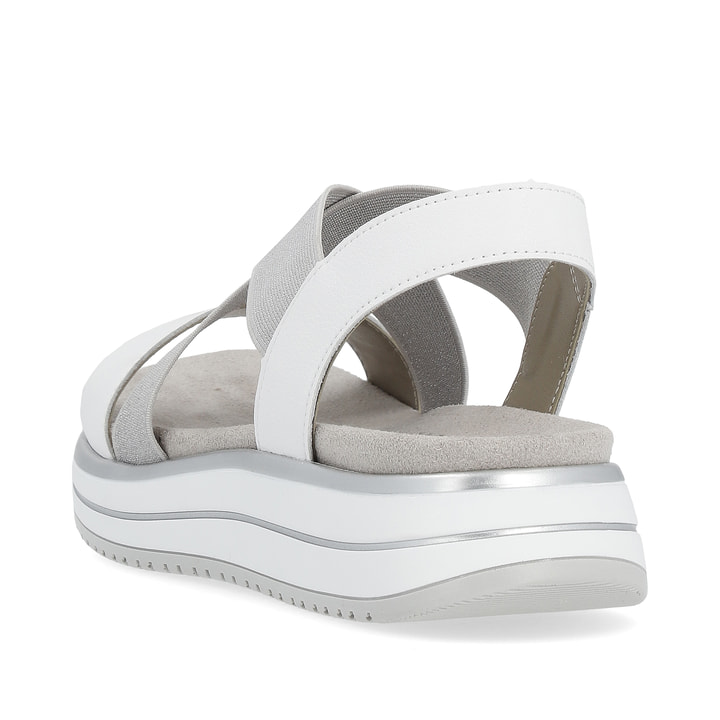 Remonte Artikelnummer D1J50-80 remonte Damen Riemchensandalen graphitgrau-reinweiß Top Angebot