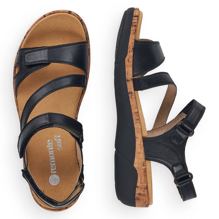 Remonte Artikelnummer R6850-01 remonte Damen Riemchensandalen tiefschwarz Neueste Mode