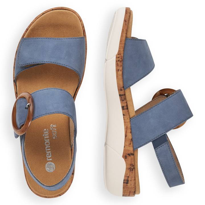 Remonte Artikelnummer R6853-14 remonte Damen Riemchensandalen ozeanblau Online Outlet