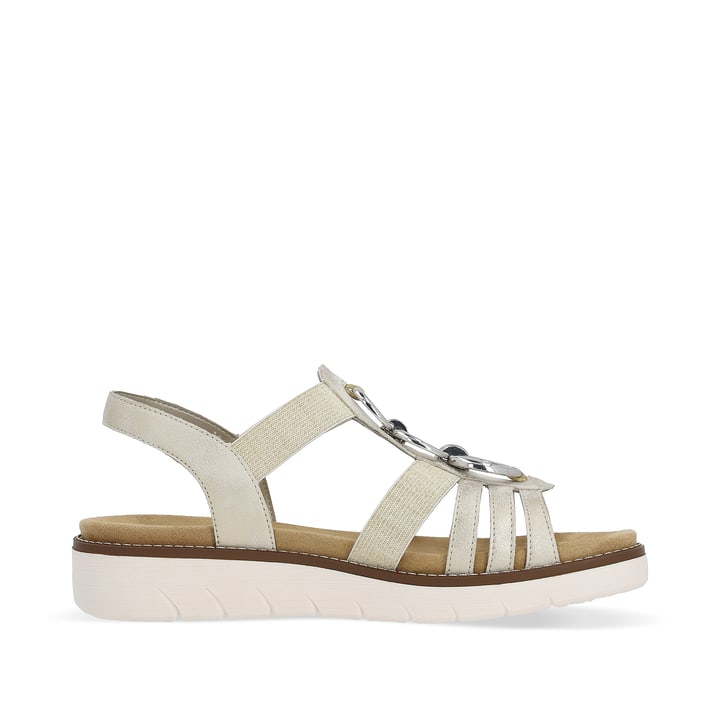 Remonte Artikelnummer D2073-60 remonte Damen Riemchensandalen cremebeige-silber Exklusive Angebote