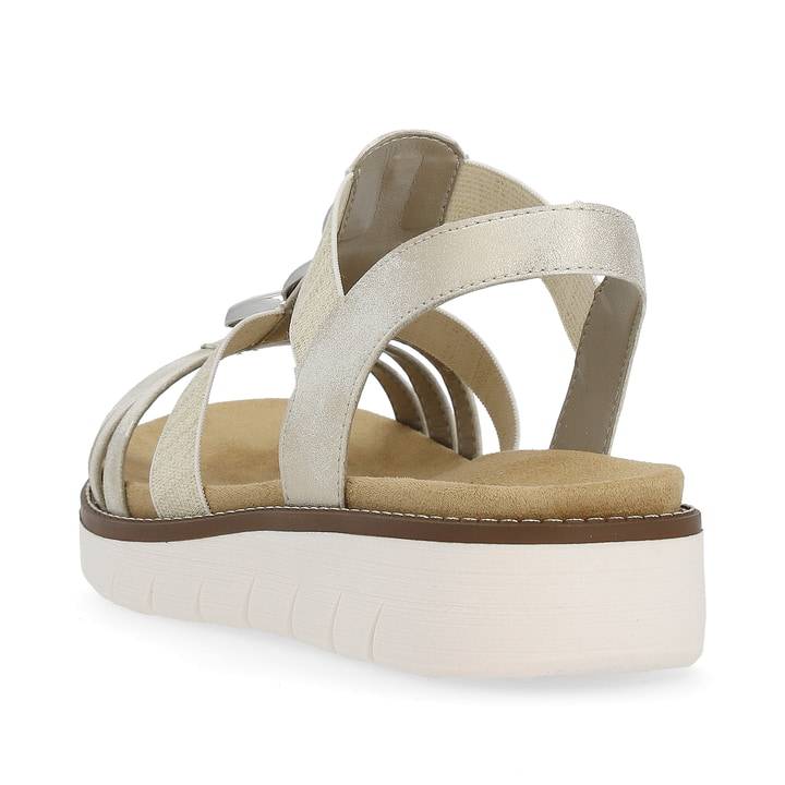 Remonte Artikelnummer D2073-60 remonte Damen Riemchensandalen cremebeige-silber Exklusive Angebote
