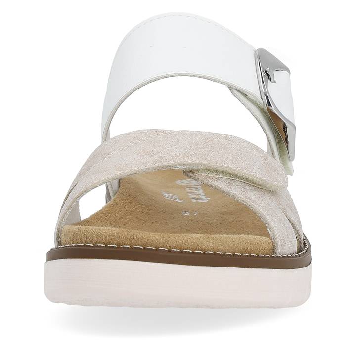 Remonte Artikelnummer D2048-90 remonte Damen Pantoletten metallicrosé-lilienweiß Bis zu 50% Rabatt