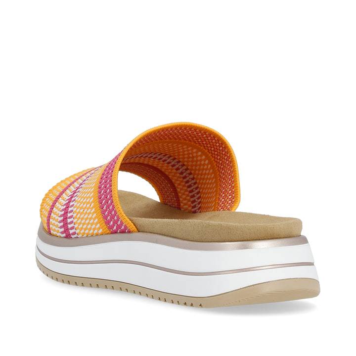 Remonte Artikelnummer D1J54-68 remonte Damen Pantoletten pink-mangogelb Bis zu 60% Rabatt
