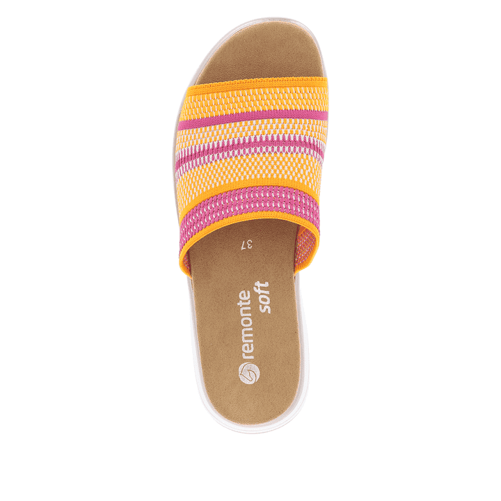 Remonte Artikelnummer D1J54-68 remonte Damen Pantoletten pink-mangogelb Bis zu 60% Rabatt
