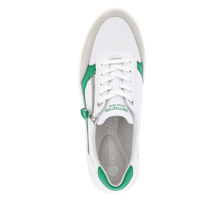 Remonte Artikelnummer D1C00-80 remonte Damen Sneaker smaragdgrün-schneeweiß Hotsell