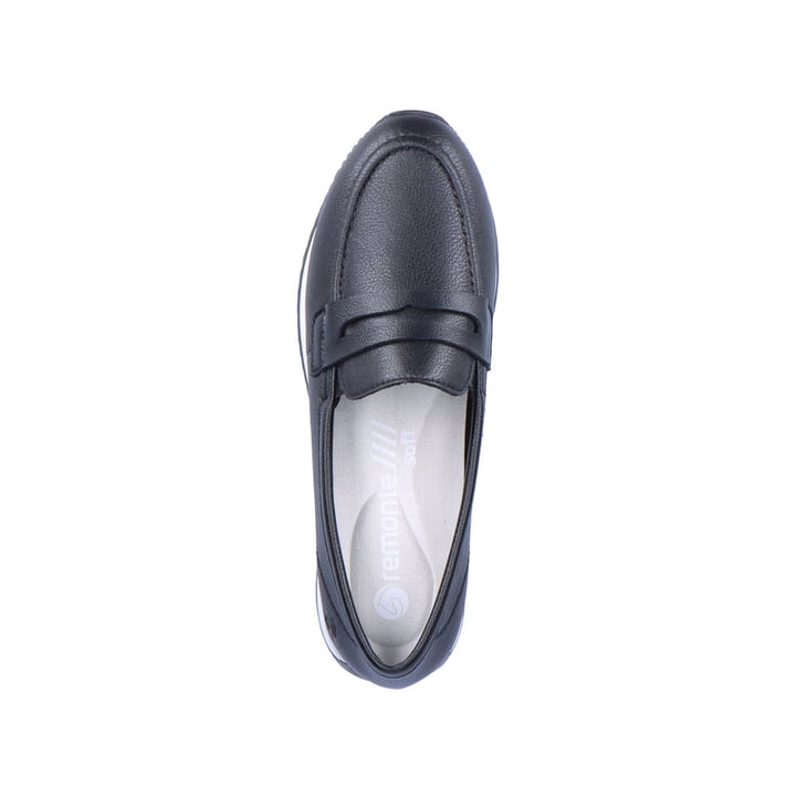 Remonte Artikelnummer D0H04-00 remonte Damen Loafers asphaltschwarz Schlussverkauf
