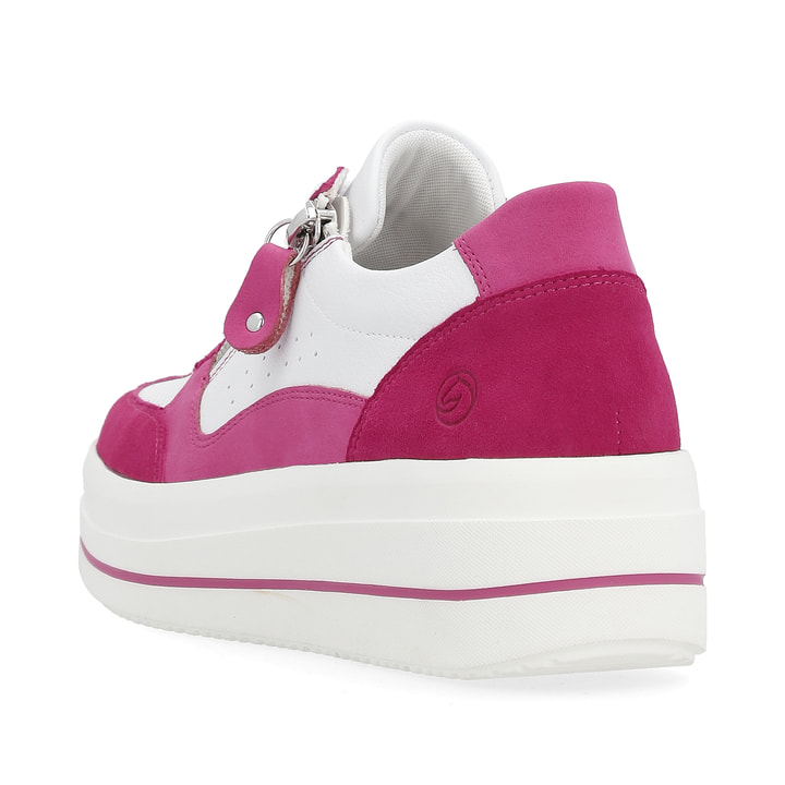 Remonte Artikelnummer D1C00-81 remonte Damen Sneaker fuchsia-schneeweiß Preisnachlass