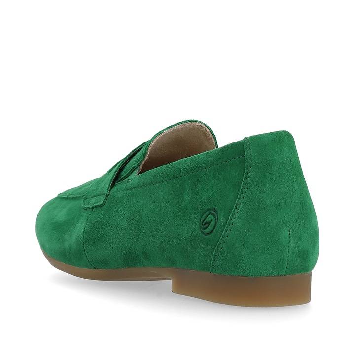 Remonte Artikelnummer D0K02-52 remonte Damen Loafers smaragdgrün Jubiläumsangebot