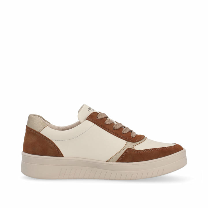 Remonte Artikelnummer D0J01-24 remonte Damen Sneaker nougatbraun-weiß Sonderangebote