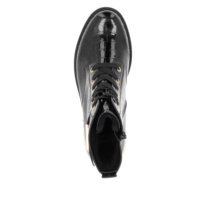 Remonte Artikelnummer D8683-00 remonte Damen Schnürstiefel lackschwarz VIP-Rabatte