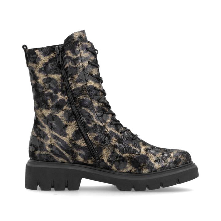 Remonte Artikelnummer D1W72-03 remonte Damen Schnürstiefel tiefschwarz-holzbraun Tiefpreis