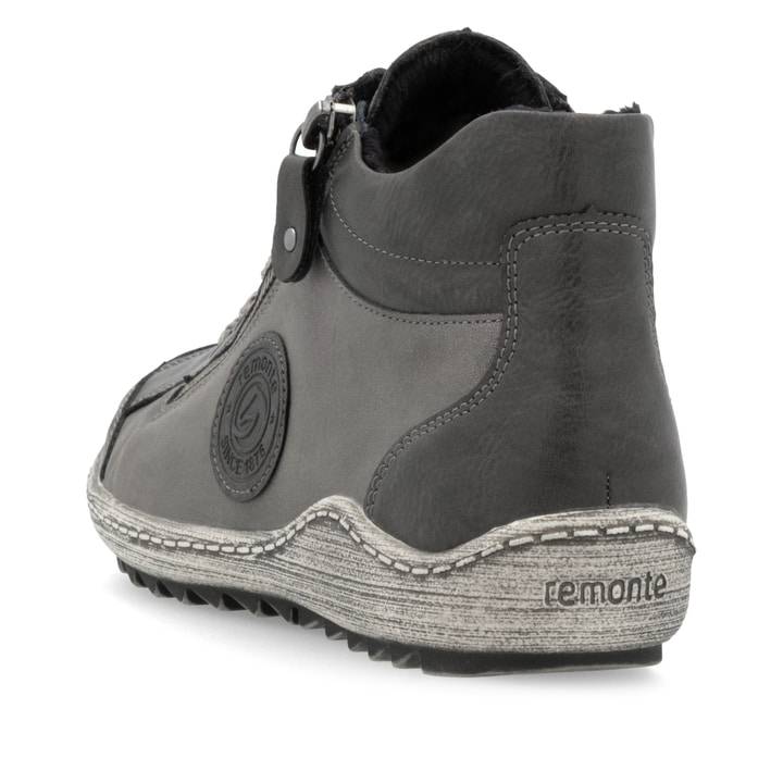Remonte Artikelnummer R1477-42 remonte Damen Schnürschuhe mondgrau Sonderangebot der Fabrik