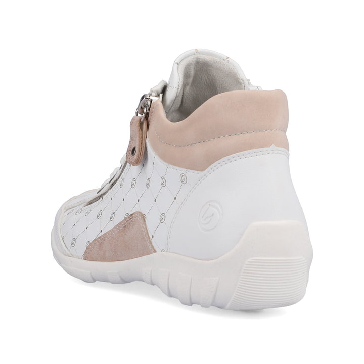 Remonte Artikelnummer R3496-80 remonte Damen Schnürschuhe reinweiß-altrosa Nur noch ein Tag übrig