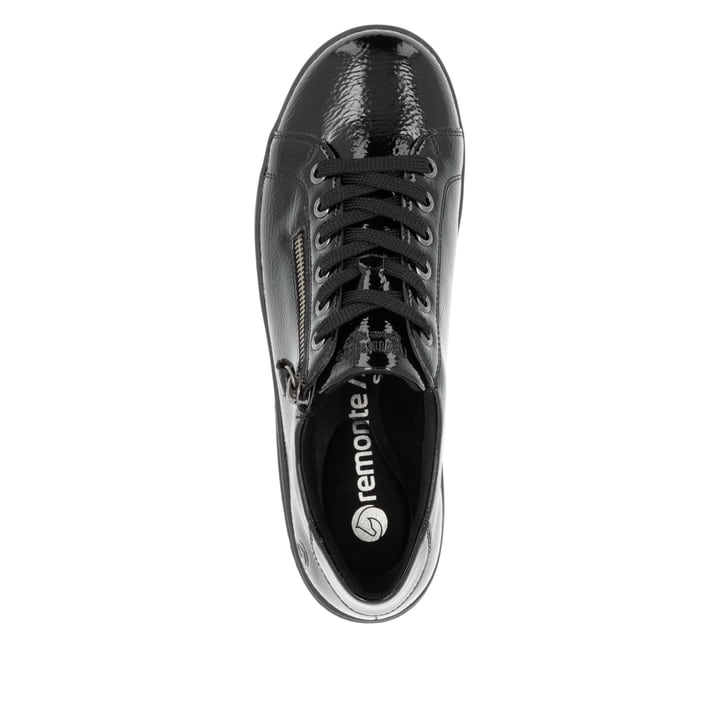 Remonte Artikelnummer D1E03-01 remonte Damen Schnürschuhe glanzschwarz Begrenzt auf 3 Tage