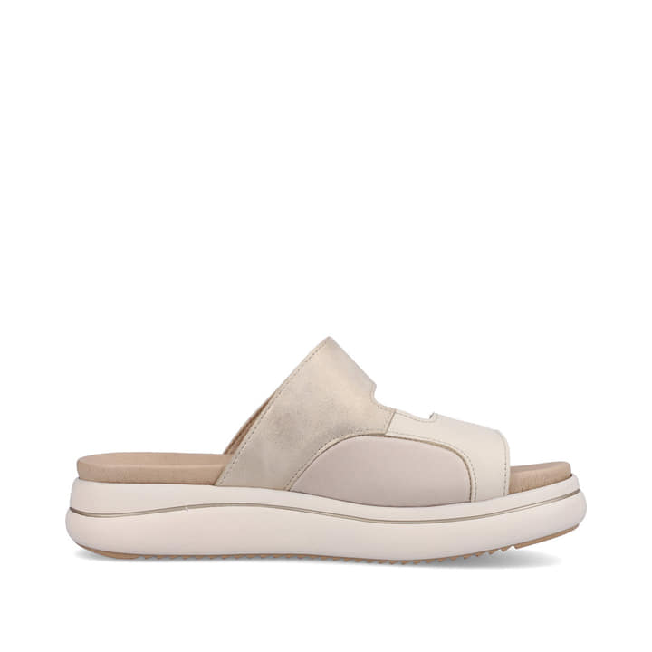 Remonte Artikelnummer D0L53-60 remonte Damen Pantoletten beige-metallic Schlussverkauf