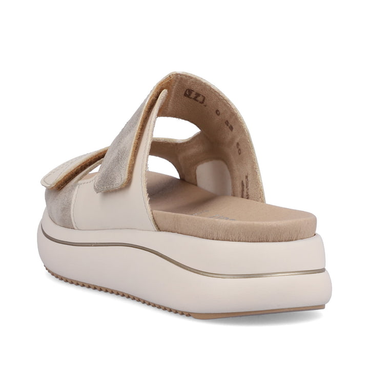 Remonte Artikelnummer D0L53-60 remonte Damen Pantoletten beige-metallic Schlussverkauf