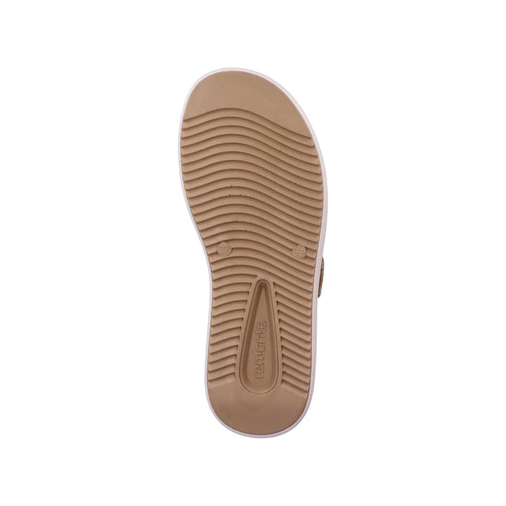 Remonte Artikelnummer D0L53-60 remonte Damen Pantoletten beige-metallic Schlussverkauf