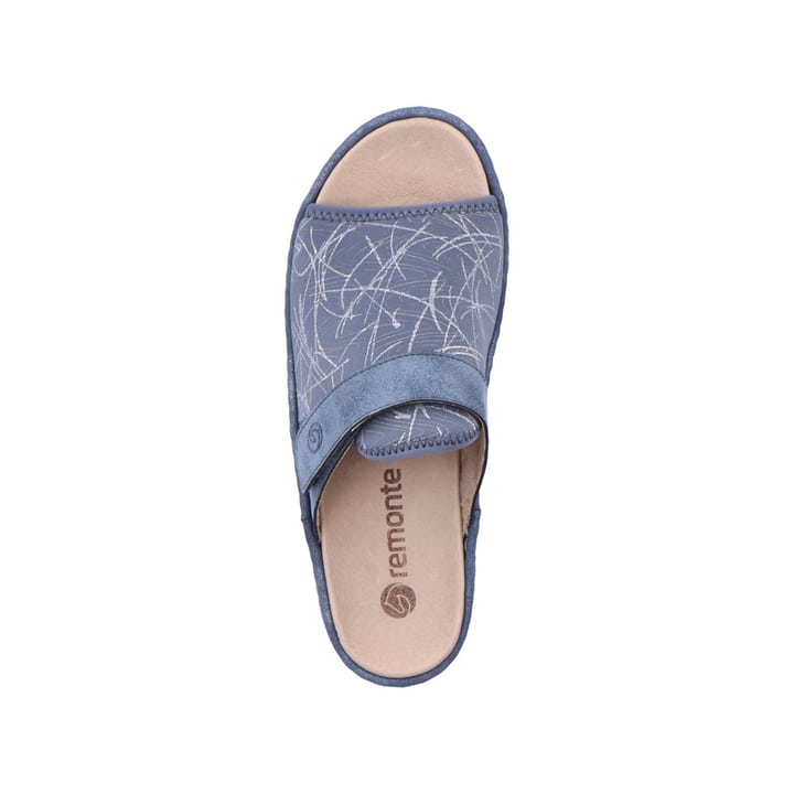 Remonte Artikelnummer D7664-10 remonte Damen Pantoletten blaugrau Fabrikverkauf