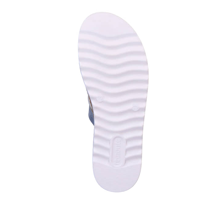 Remonte Artikelnummer D0Q50-12 remonte Damen Pantoletten pastellblau-metallic Blitzverkäufe