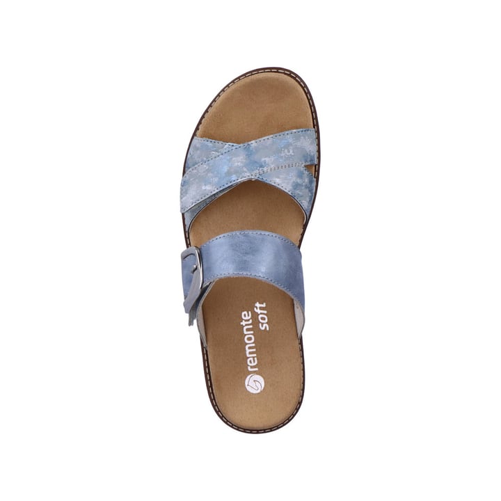 Remonte Artikelnummer D2048-12 remonte Damen Pantoletten himmelblau Fabrik Onlineshop