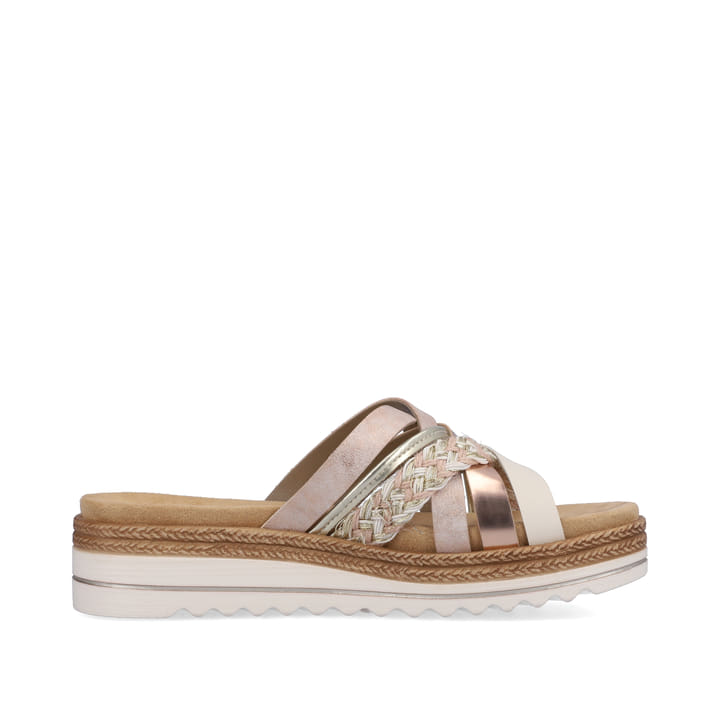 Remonte Artikelnummer D0Q50-31 remonte Damen Pantoletten puderrosa-metallic Großer Ausverkauf