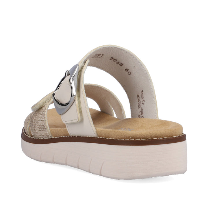 Remonte Artikelnummer D2048-60 remonte Damen Pantoletten beige-metallic Flash Sale