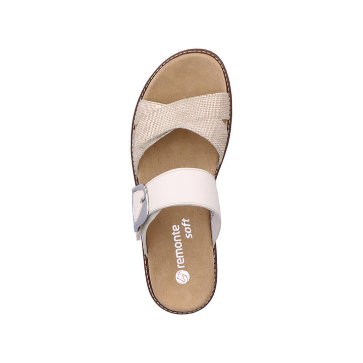 Remonte Artikelnummer D2048-60 remonte Damen Pantoletten beige-metallic Flash Sale