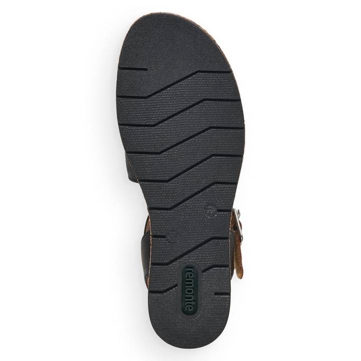 Remonte Artikelnummer D3052-01 remonte Damen Keilsandaletten asphaltschwarz Neueste Mode