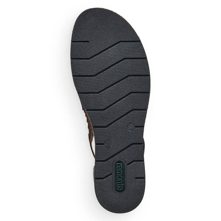 Remonte Artikelnummer D3056-01 remonte Damen Keilsandaletten asphaltschwarz Online Outlet