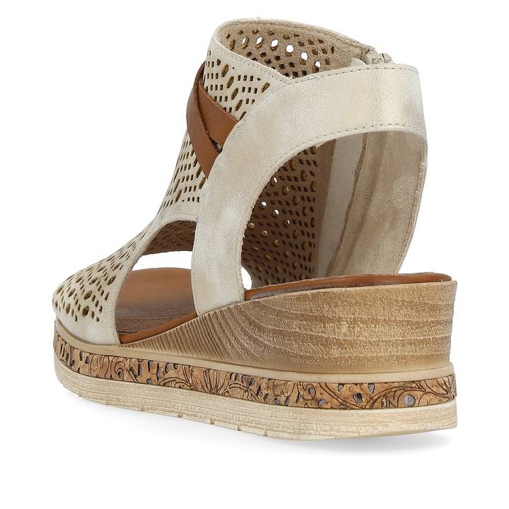 Remonte Artikelnummer D3075-60 remonte Damen Keilsandaletten cremebeige VIP-Rabatte