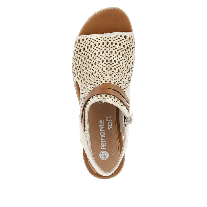 Remonte Artikelnummer D3075-60 remonte Damen Keilsandaletten cremebeige VIP-Rabatte