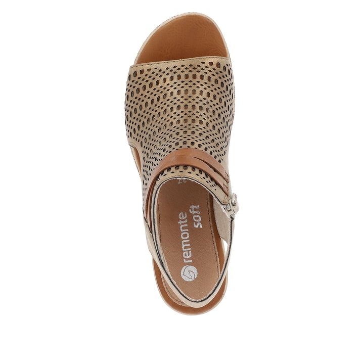 Remonte Artikelnummer D3075-90 remonte Damen Keilsandaletten bronze Super Sparpreis