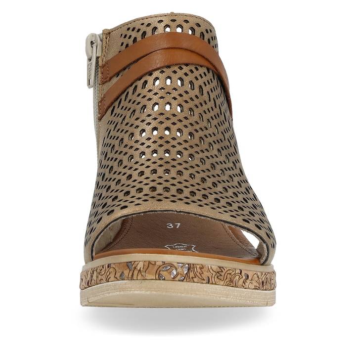 Remonte Artikelnummer D3075-90 remonte Damen Keilsandaletten bronze Super Sparpreis