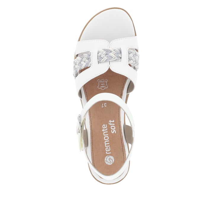 Remonte Artikelnummer D6461-80 remonte Damen Keilsandaletten lilienweiß Wochenangebot