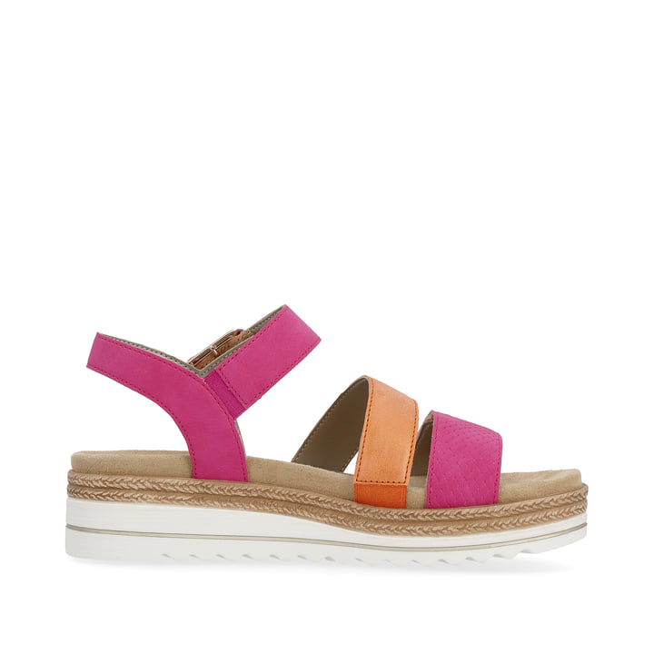 Remonte Artikelnummer D0Q55-31 remonte Damen Riemchensandalen magenta-rostorange Kostenloser Versand international