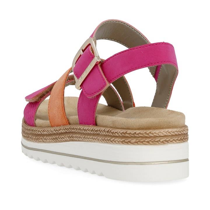 Remonte Artikelnummer D0Q55-31 remonte Damen Riemchensandalen magenta-rostorange Kostenloser Versand international