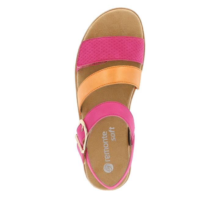 Remonte Artikelnummer D0Q55-31 remonte Damen Riemchensandalen magenta-rostorange Kostenloser Versand international