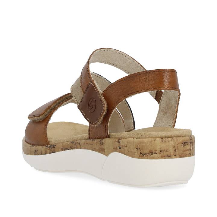 Remonte Artikelnummer R6860-24 remonte Damen Riemchensandalen nussbraun Fabrikladen