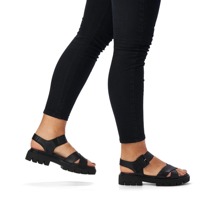 Remonte Artikelnummer D7950-00 remonte Damen Riemchensandalen mattschwarz Speichern exportieren