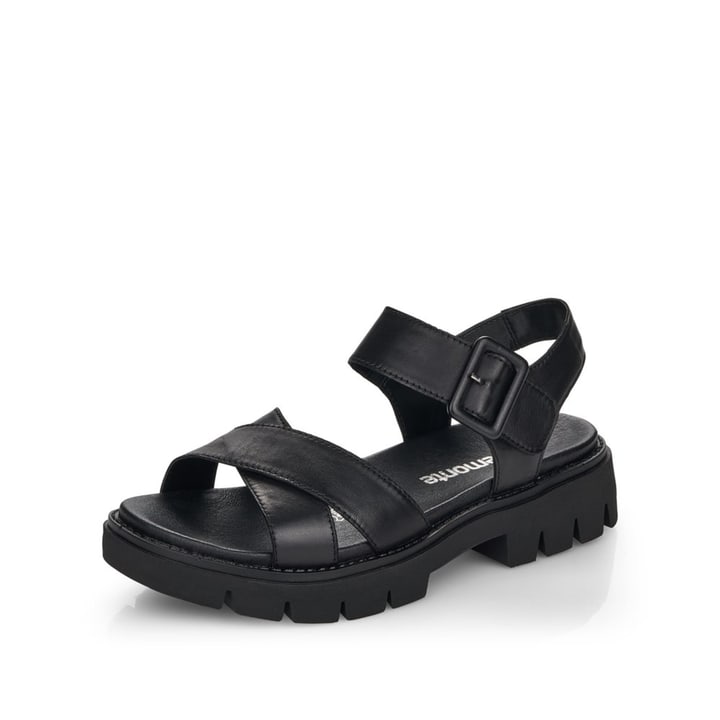Remonte Artikelnummer D7950-00 remonte Damen Riemchensandalen mattschwarz Speichern exportieren
