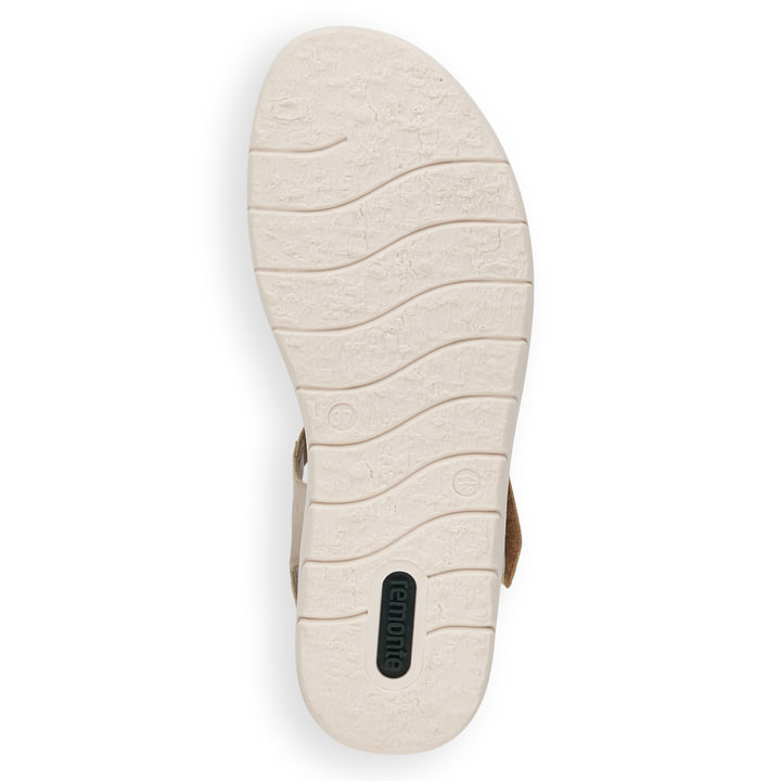 Remonte Artikelnummer D2058-90 remonte Damen Riemchensandalen hellbeige-metallic zollfrei