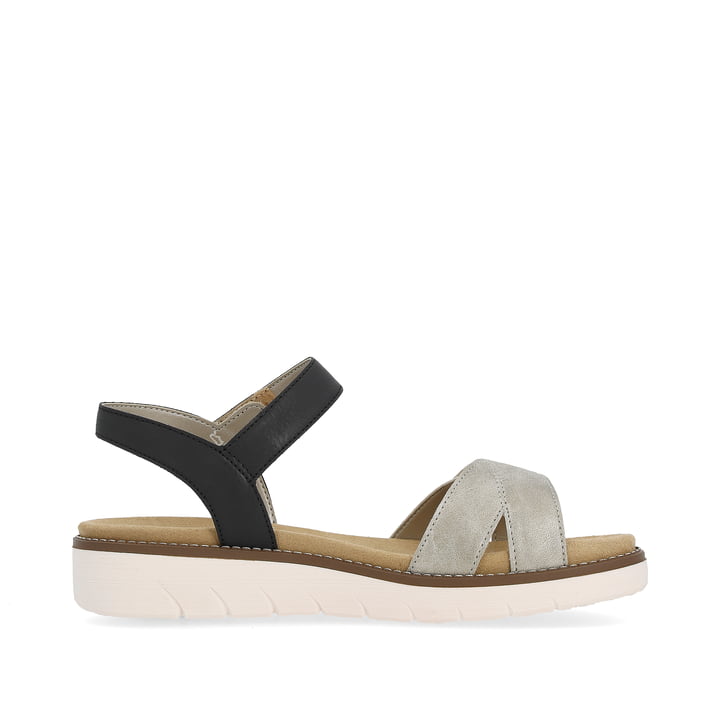 Remonte Artikelnummer D2049-63 remonte Damen Riemchensandalen sandbeige-tiefschwarz Großer Ausverkauf